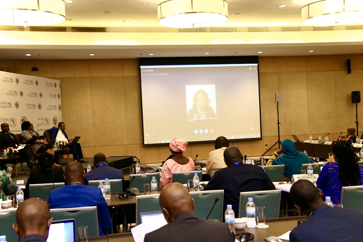 APRMorg's tweet photo. Session 3 on Development financing and role of partnerships for #SDGs we have Ms. @sarafyson , @OECDgov joining us through Skype to present on Global Hub on the Governance of the #SDGs 

#APRM #VNR @SDGCAfrica https://t.co/z6KMZLJ5vO