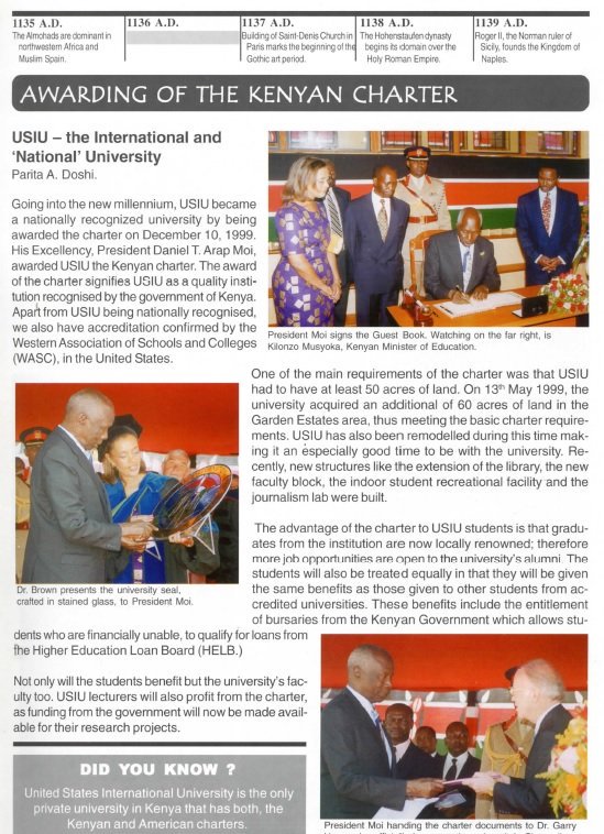 JJSande's tweet photo. @USIUAlumni @MikeKisilu @emwanzy @ScottProfessor @USIUAfrica @Eddah_k @NKiereri @GMusolo @DottieAchie @faithmugambi60 @NyambokWagutti THE 2000 - 2004 YEARBOOKS!!

The Millennium Year ushered the (in)famous Y2K bug, a computer glitch relating to the formatting and storage of calendar data for dates beginning in the year 2000.

@USIUAfrica was technologically prepared and ready!! https://t.co/pXCeUDfJss