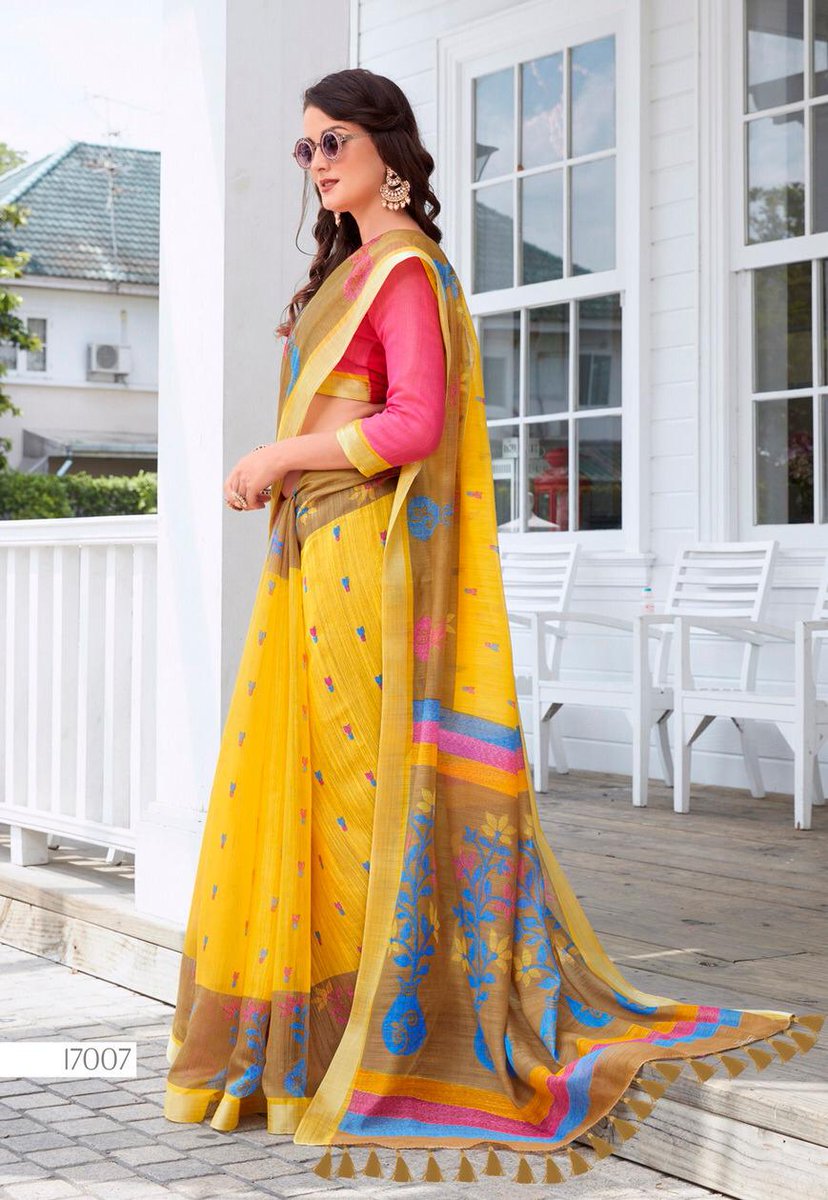 grabandpack's tweet photo. Soft Linen Silk Printed Saree - Ikkat Silk
Visit : https://t.co/8QYAqAF9en
Fabric : Linen Silk
Length – 5.50 Meter &amp; 0.8 Meter Blouse
Package Content : 1 Saree With 1 Blouse Piece
Work : Printed
Wash Care : DRY CLEAN ONLY
International shipping
whats app us : +91 9898133588 https://t.co/kBqQ6wv8zO