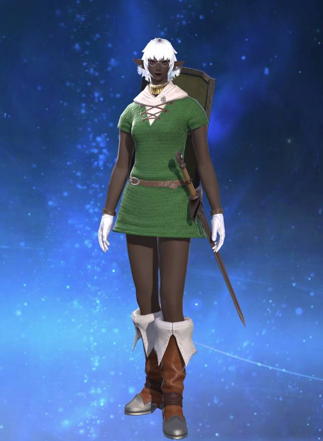 aMediocrePun's tweet photo. @gear_adrift Hmm, how about sad toga elf -- or if it's easier (because I've not really developed anyone past sketches!) My FFXIV character who, by pure coincidence I swear, is also a dark elf! 

Who am I drawing fer yersel'? 😁 https://t.co/Q8roj6U1pw