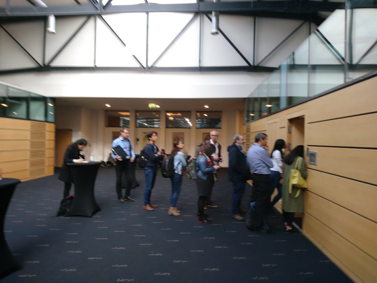 KrBurkhard's tweet image. Getting the smallest room for a session that merges three initial sessions #ESP10 #conferencebingo