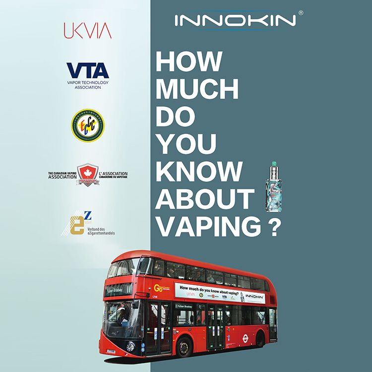 Innokintech's tweet photo. Support #Stoptober2019! Together with UKVIA, VTA, CVA, VdeH and ECCC, Innokin U.K. Bus Campaign runs from Oct.21st to Nov. 3rd with the slogan of “How much do you know about vaping?” Stay tuned for the 'Share your Story' giveaway!  More info:https://t.co/4JMsiZQI1s
#innokincares https://t.co/LproijYdVN