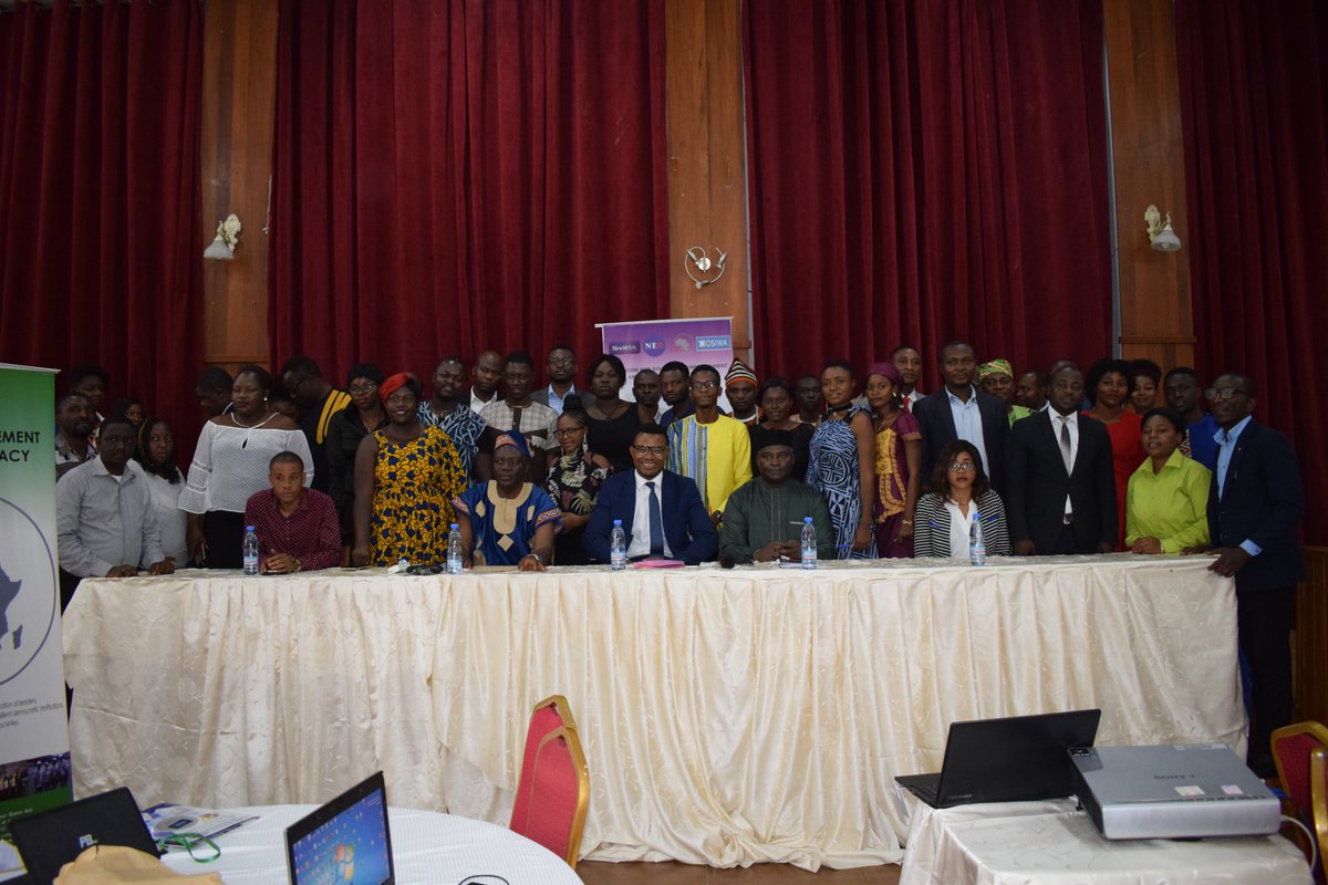 NewSETA's tweet photo. Opening session of the Second Edition of the National Journalist Training focusing on “Media, Peace, and Election.
A time explore and accentuate the role of a free press in shaping public opinion, in a climate of social crisis and electoral partisanship
#NJT2019 @NewSETA https://t.co/bTaRxOaBw2