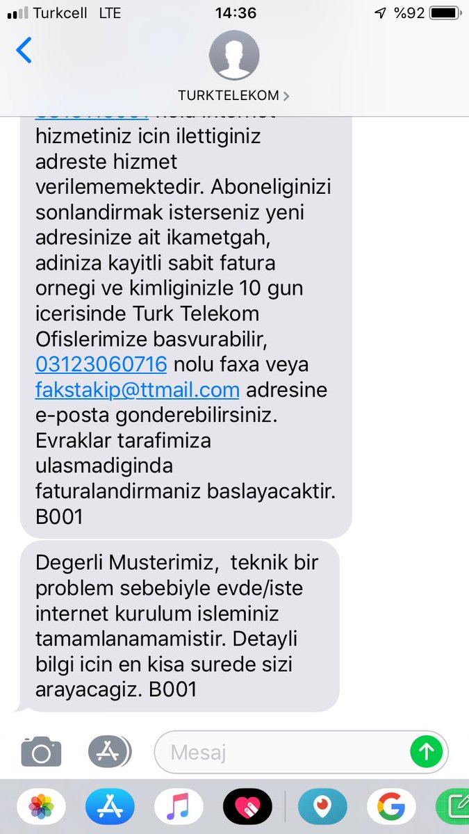 Ne güzel bir açıklama <a href="/TTDestek/">Türk Telekom Destek</a>  yıllardır aldığımız hizmeti bi ev taşıma taşıma yüzünden iptal ediyosunuz yazıklar olsun .