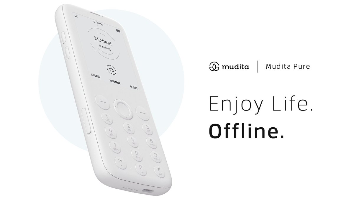 techmashcouk's tweet photo. Mudita Pure! When All You Need Is A Phone! https://t.co/UqcwDKIAu1 @techmashuk #MuditaPure #MinimalistPhone #ModernClassicPhone #NoDistractions #EInkDisplay #UltralowSARValue #Phone #MobilePhone #BasicPhone #Handset https://t.co/Vq9DA8JkcO