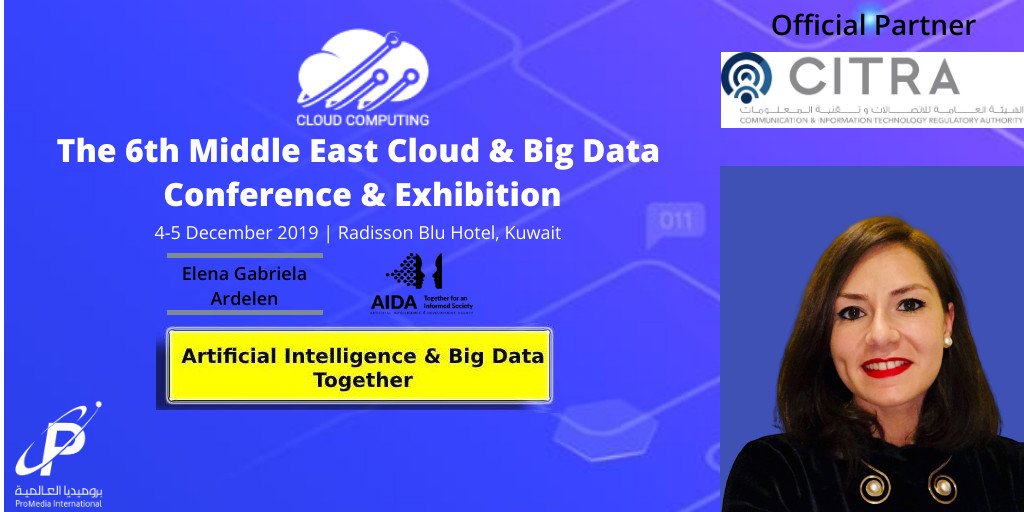 pro_source22's tweet image. Meet Elena Gabriela Ardelen , CEO & Founder of AIDA & know How #ArtificialIntelligence & #BigData can be utilized in combined form for better organizational performance. Details mebigdata.com
#cloudcomputing #Datascience #AI #bigdataanalytics #IoT #5G
#cloudsecurity