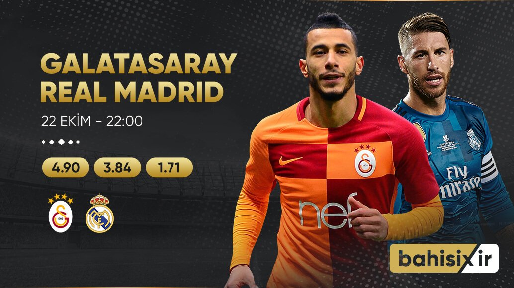 IxirBahis's tweet photo. UEFA Şampiyonlar Ligi A Grubu üçüncü haftasında Galatasaray, bu akşam 22:00'da sahasında İspanyol devi Real Madrid'i konuk edecek. 

#Galatasaray #RealMadrid #Bahisixir https://t.co/NNbRGdTX5S