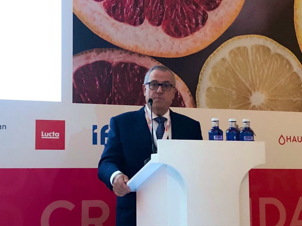 Tecnifood's tweet photo. Como representante de la organización anfitriona del #Madrid_FlavourDay, el presidente de la Asoc. Española de Fragancias y Aromas Alimentarios @aefaa_es José Solá, destaca que “la industria española de alimentación es la primera del país, una razón más para acoger este evento” https://t.co/ER38ITKK48