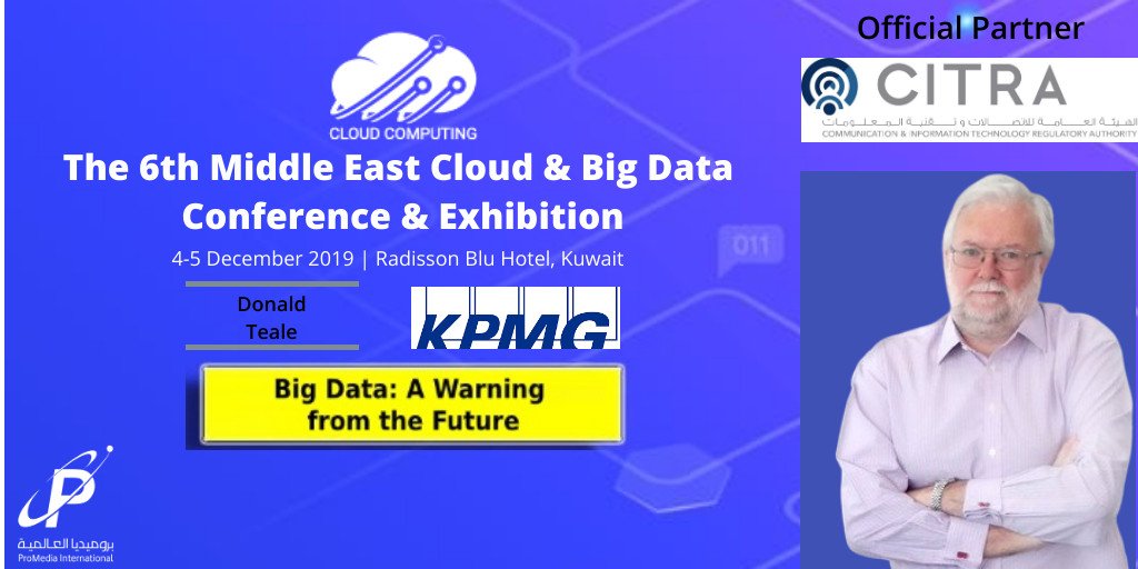 pro_source22's tweet image. Meet Donald Teale , Partner at KPMG Kuwait and know What risks are involved in collating ocean of data and its impact. Details on mebigdata.com
#cloudcomputing #Datascience #AI #bigdataanalytics #IoT #5G
#cloudsecurity