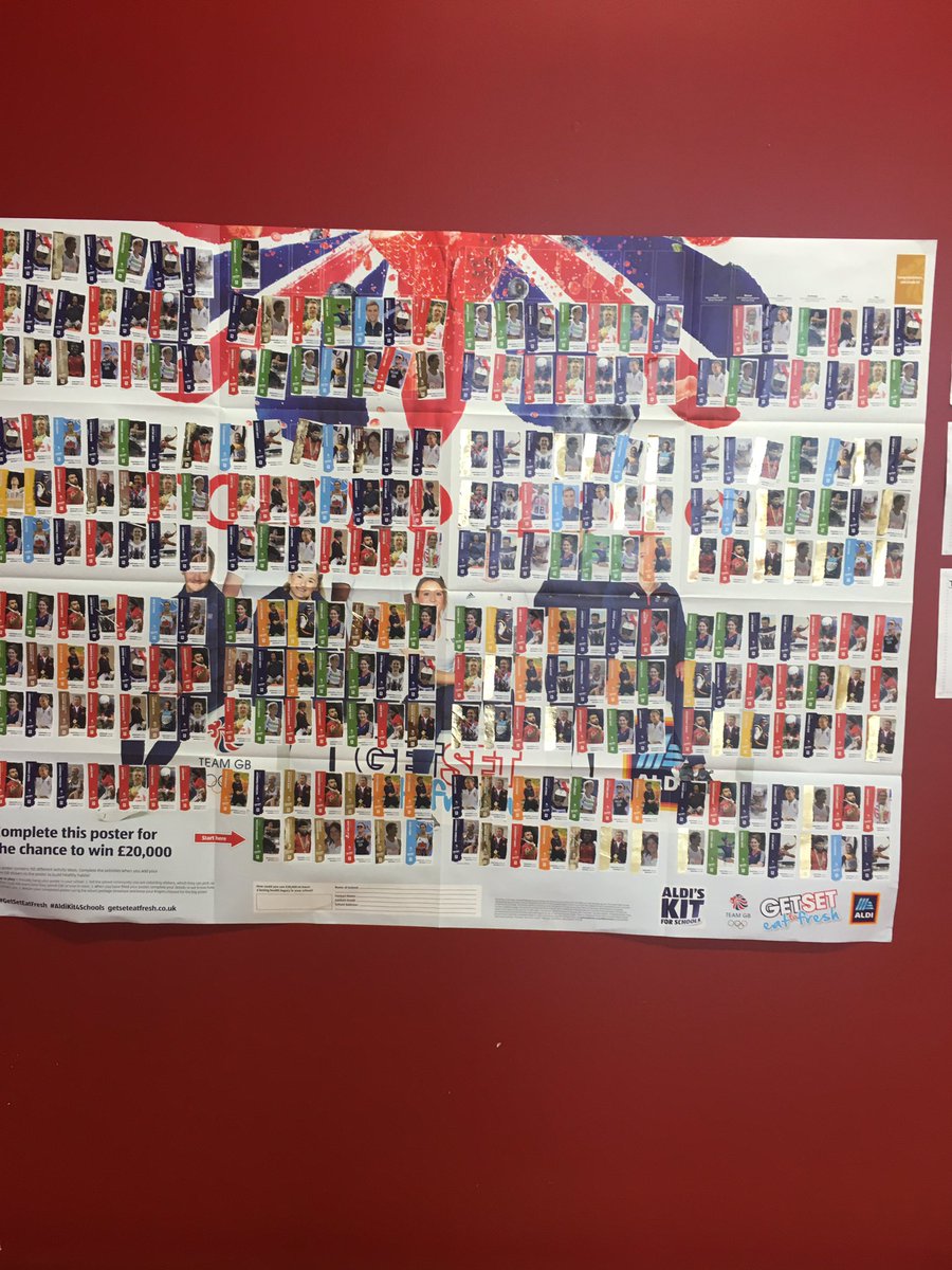 Balbardie_PS's tweet photo. Only 21 stickers needed to complete our Aldi Kit for Schools poster. Please hand stickers to the office or Mr Jefferies #aldi #bpscommunity #allmosthere https://t.co/I755UkVrmb