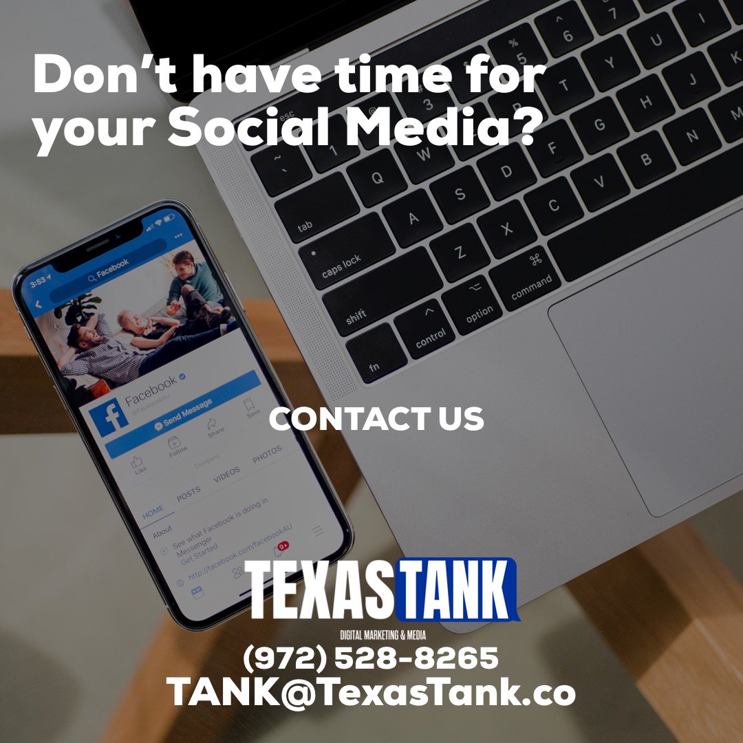 tank_texas's tweet photo. We know handling your social media can be stressful and quite time consuming…So let Texas Tank take care of you it’s remember your life our business your success!
.
.
#texastank #graphicdesign #photography #marketing #advertisingagency #advertisingphotography #digitaladvertising https://t.co/XpqiSXwv2J