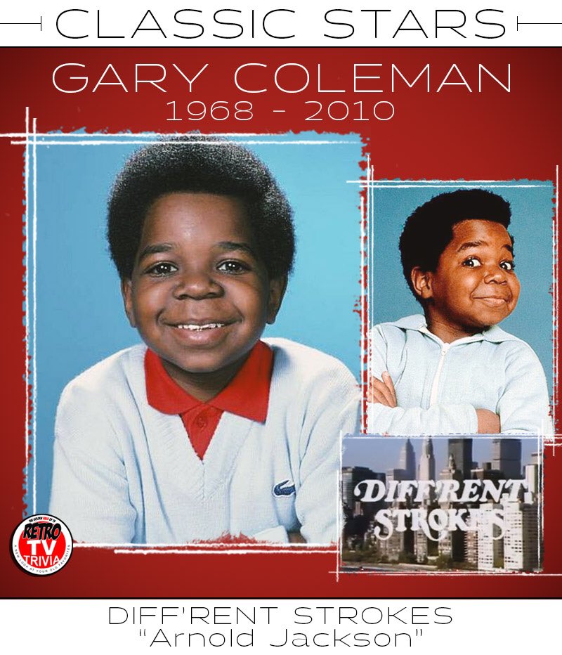 #GaryColeman #DifferentStrokes #classictv #retrotvtrivia #thegoldenrageoftv