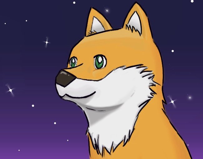 We’ve been dabbling with some new ideas for MEKA Puppers! Without spoiling too much, here’s a little sneak peek at a little WIP digital painting of our very good boy, Scout.