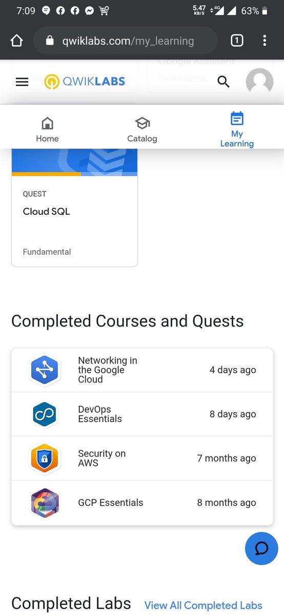 mallam153's tweet photo. Hi @qwiklabs I have got a free subscription from GDG Cairo in Google assistant studyjam since 12 Oct 2019 , I have finished a quest and I didn't get a second month on my subscription. So what should I do to get my second month ?@AhmedUFekry https://t.co/h08AOMNJbW