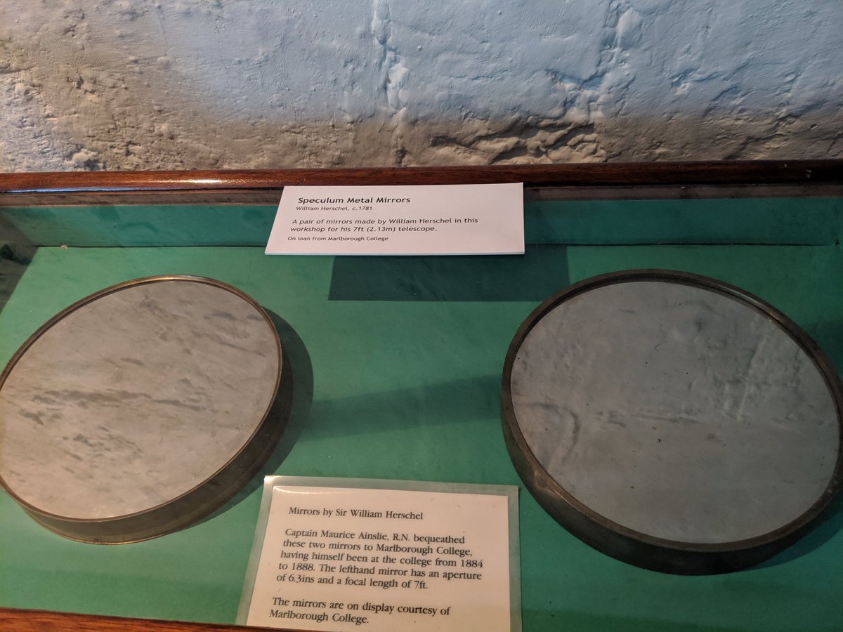jhjones's tweet photo. #Telescopes, mirrors, and a great #telescopemaking #ATM workshop at #Williamherschel's #Bath residence. He did discover #Uranus from this very back yard in 1781, but moved to #Slough #ObservatoryHouse after the discovery until his death. https://t.co/17egZzf2hB