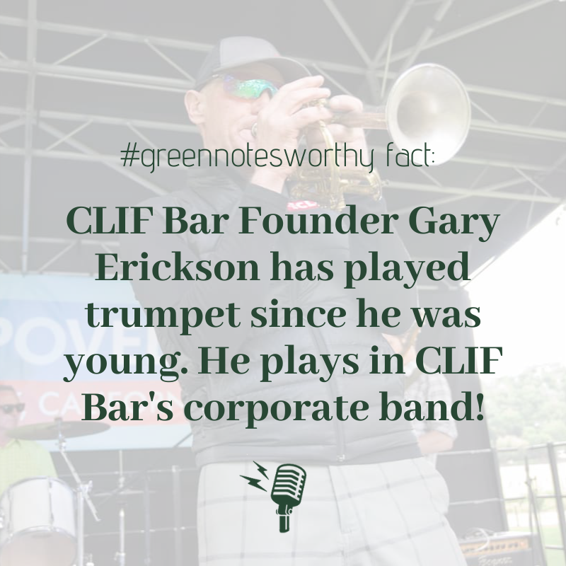 Music is a huge part of the culture at <a href="/ClifBar/">CLIF BAR</a>, so much so that they have a corporate band and a theater with equipment that the band can practice in. We've heard that Gary is really great at improv 🎶