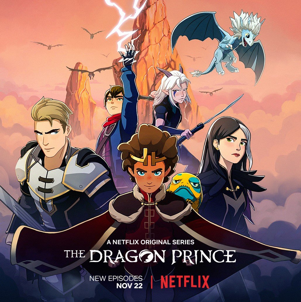 thedragonprince's tweet photo. ONE MONTH LEFT! Who are you excited to see again on November 22nd? #TheDragonPrince https://t.co/M93gdL3opC