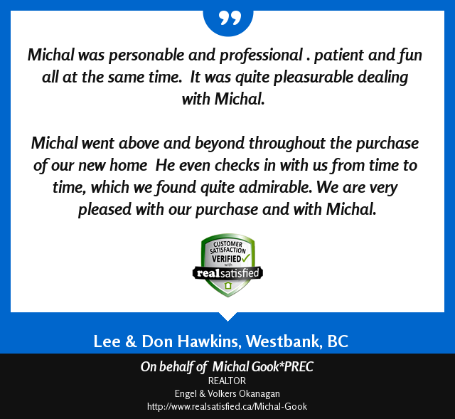 MMMikeG's tweet image. I’m truly honored by this, and smiling from ear to ear.  realsatisfied.ca/Michal-Gook via @realsatisfied