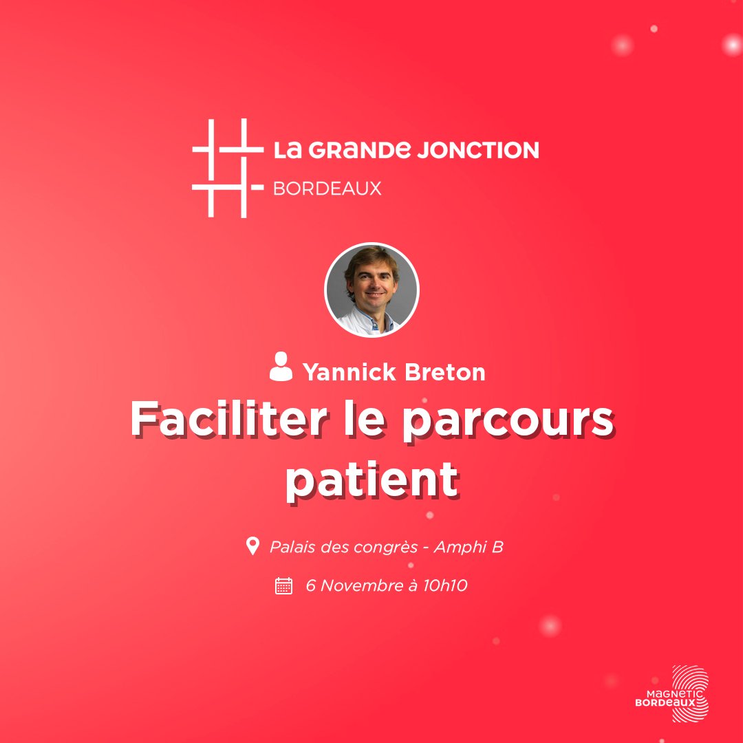 Créée à Bordeaux <a href="/Bfordoc/">BforDoc</a> est la 1ère plateforme digitale sécurisée facilitant l’accès aux soins grâce à des échanges entre chirurgiens et patients. Son CEO Yannick Breton animera une keynote "Faciliter le parcours patient" 👩 à la <a href="/GrandeJonction/">La Grande Jonction</a> #LGJ2019