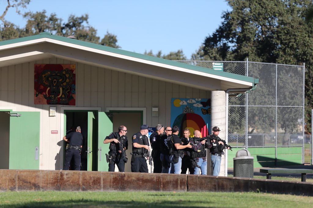 Shooting near Ridgeway High School in Santa Rosa, California - shooter at large