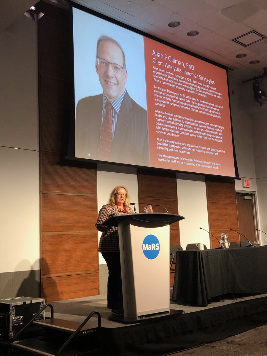 CAPT_ACTP's tweet photo. Congratulations to the ⁦@CAPT_ACTP⁩ 2019 Kris Schindel Award recipient, Allan Gillman!#CAPT_ACTP2019 #AGM https://t.co/6L5cHHa2tL