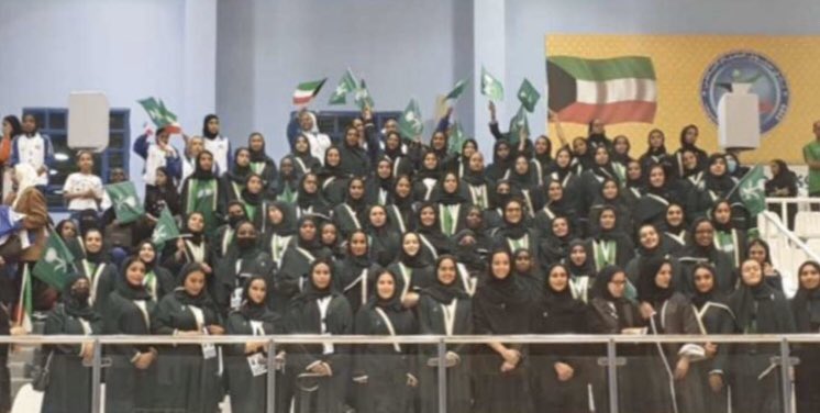 riyadh_elite's tweet photo. فخورين بكابتن فريقنا رياض إليت الجوهره بتمثيلها المنتخب السعودي في الدورة الرياضية السادسة لرياضة المرأة الخليجية بالكويت⛹🏻‍♀🎖♥️ https://t.co/l1HAlMUpxT