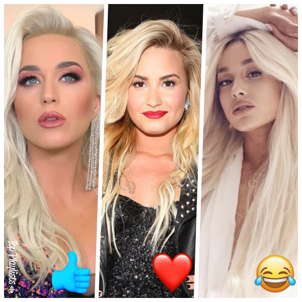 Topplaylists's tweet image. ✅ #VOTA

¿A quién le queda mejor el rubio? 😍

👍 #KatyPerry ♥️ #DemiLovato 😂 #ArianaGrande

🎧➡️ hypel.ink/verano-2019