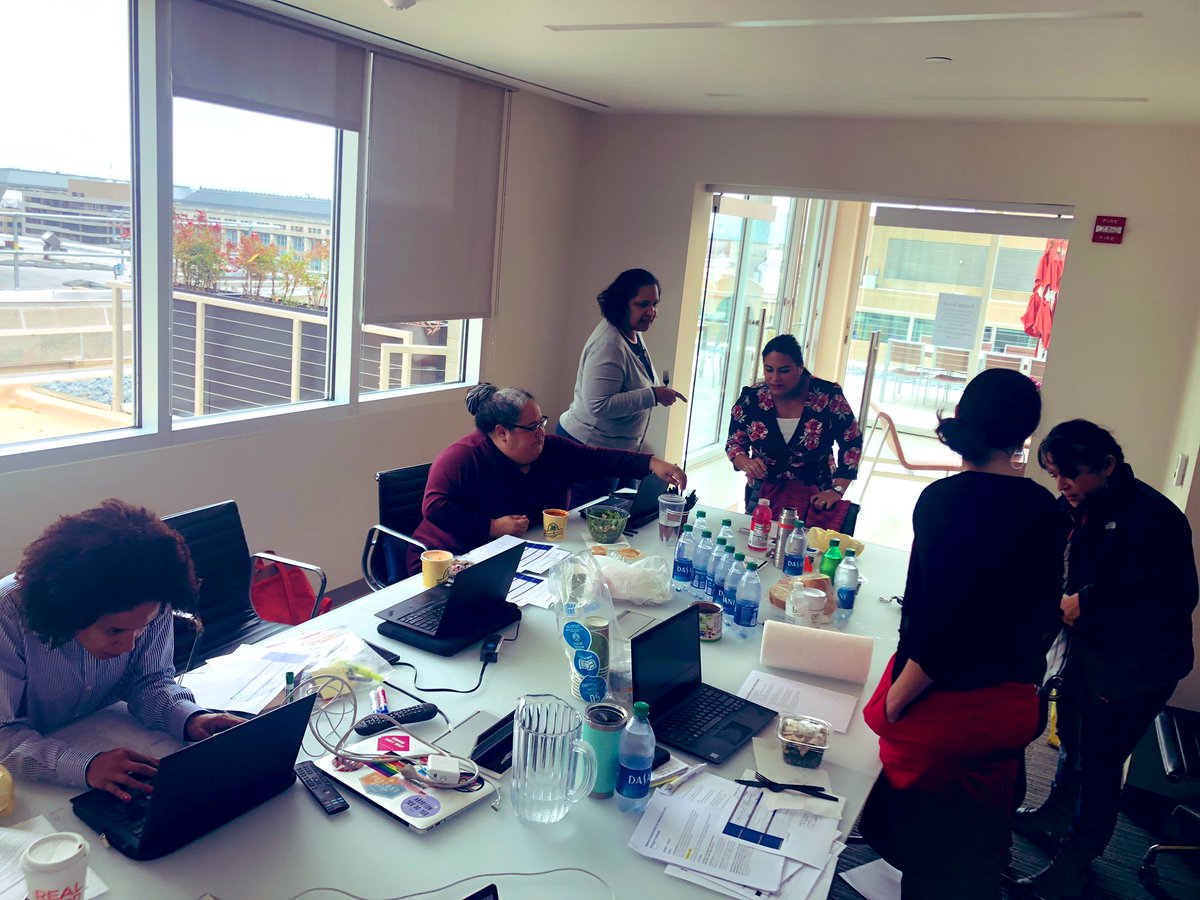 ginachristo's tweet photo. I deeply grateful to be in community with @NLIRH’s badass SLT today! 

Sometimes I can’t believe the work I get to do with @RiveraConsults 💪🏼 #SoyPoderosa #Repojustice https://t.co/c66mjs104G