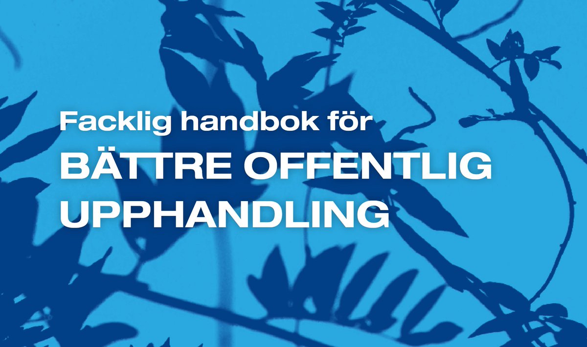 OfrInfo's tweet photo. OFRs handbok Bättre offentlig upphandling finns att köpa hos åtminstone två stora internetbokhandlare. 
Säkra ditt exemplar idag! 
#upphandling #offentligupphandling https://t.co/iEmsothr24
