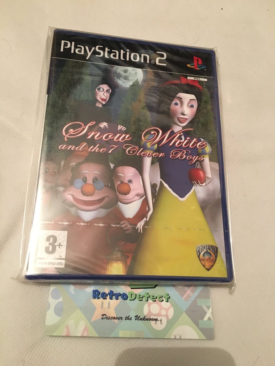 RetroDetect's tweet photo. Its #PS2sDay so heres Snow White & the 7 Clever Boys! Its another puzzle & colouring based game from Phoenix Games that contains a cartoon by #Dingoo Pictures!
#PS2 #RETROGAMING #phoenixgames #shareyourshovelware #SnowWhite https://t.co/xmfj6RMY0D