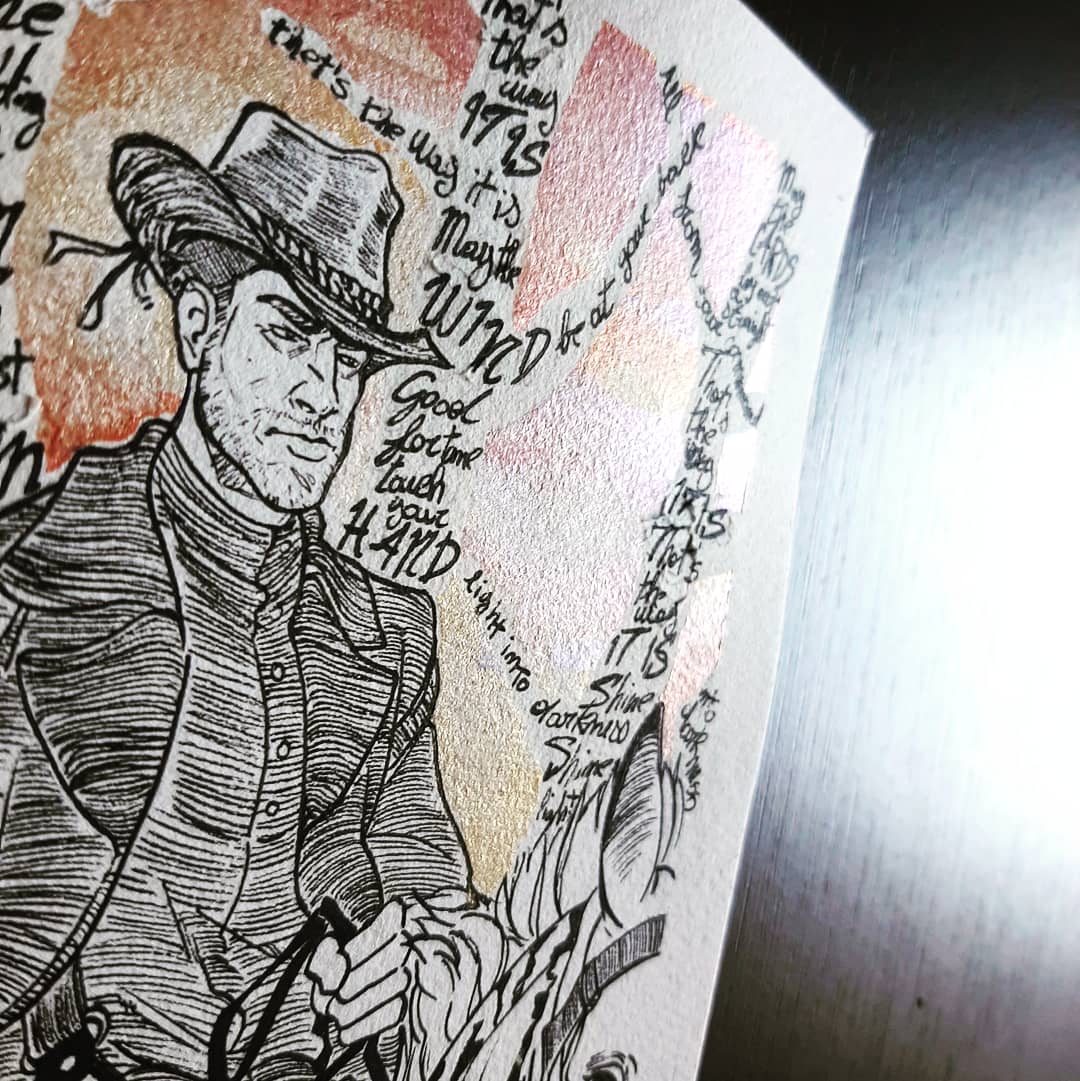 Red Inktober Redemption Day 21: Sunset 

#reddeadredemption2 #rdr2 #redinktoberredemption #rdr2inktober #inktober2019 #inktober 