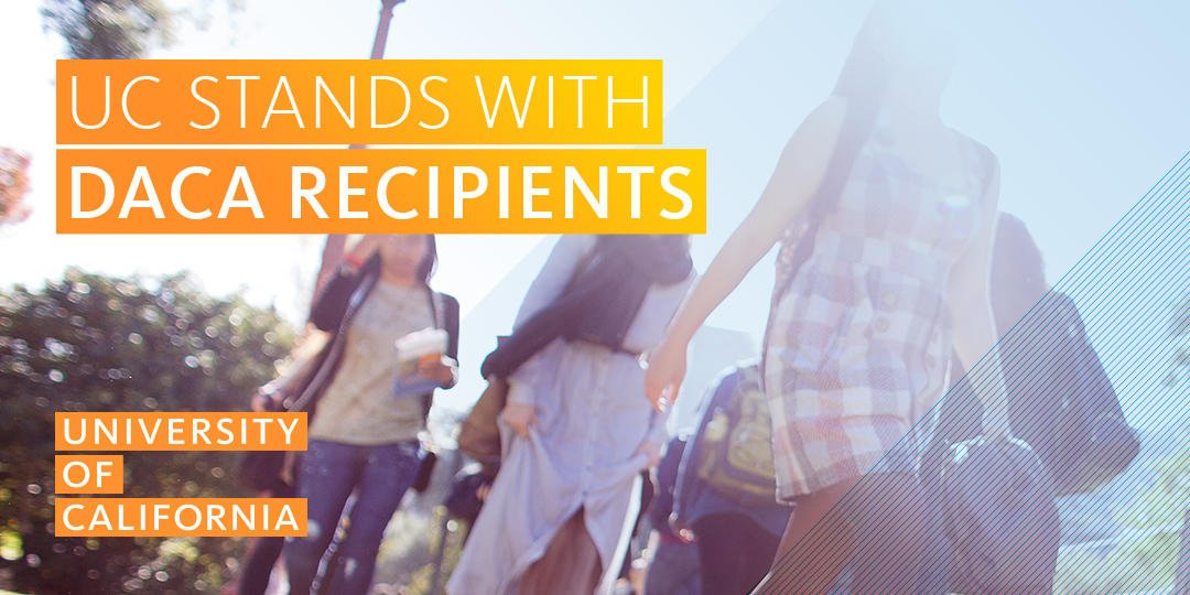 UC Merced is a proud institution that welcomes and supports undocumented students and DACA recipients. Today, we join the #IStandWithImmigrants Day of Action to celebrate all who are part of our community. Will you stand with us? ➡️ bit.ly/2JebOMs #UCDACA #HomeIsHere