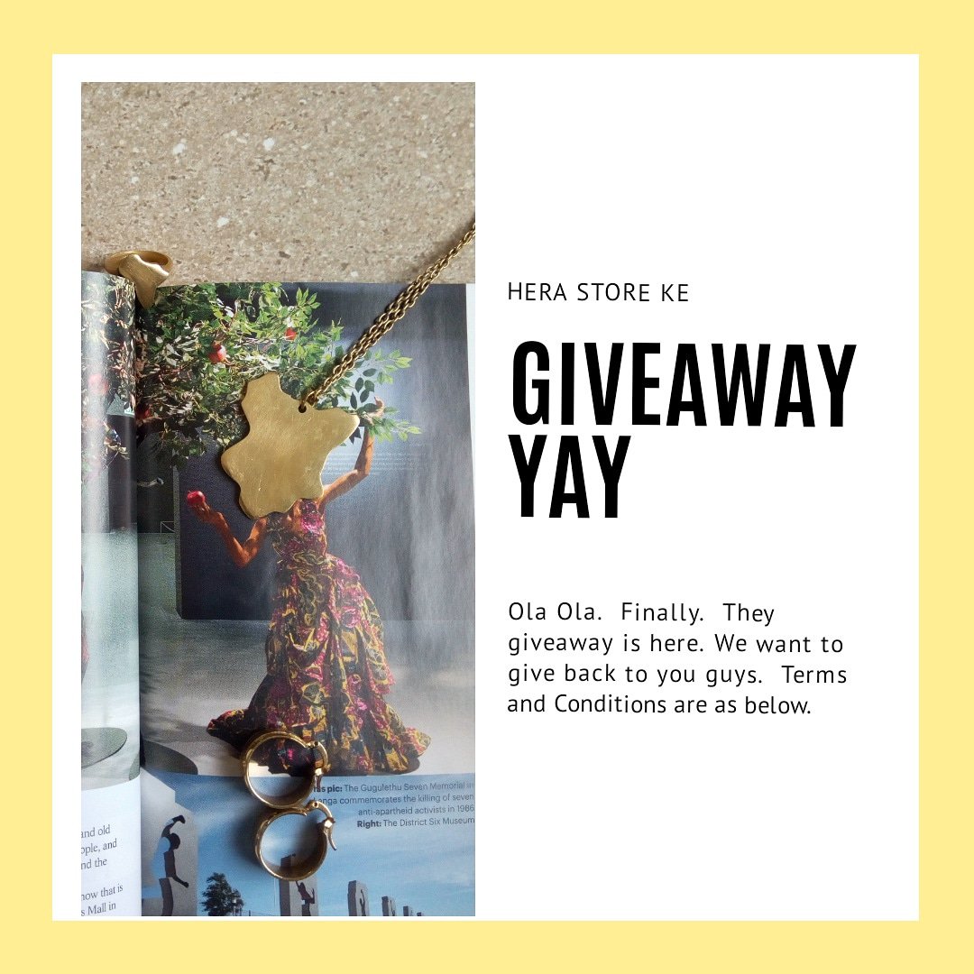 HeraStore2's tweet photo. Finally. It's #Giveaway time. Terms and conditions are as set on https://t.co/YOelRe8oxN 
Tag your friends #IkoKaziKE #KOTLoyalsNiSisi https://t.co/lHg95WBdF6