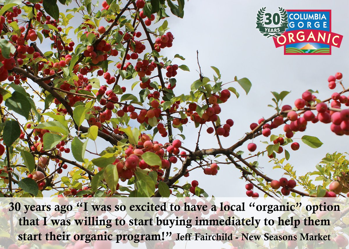 BridgesProduce's tweet image. Jeff Fairchild from @newseasons speaks about his long history with @CoGojuice in honor of their 30th anniversary of growing tree fruit organically!