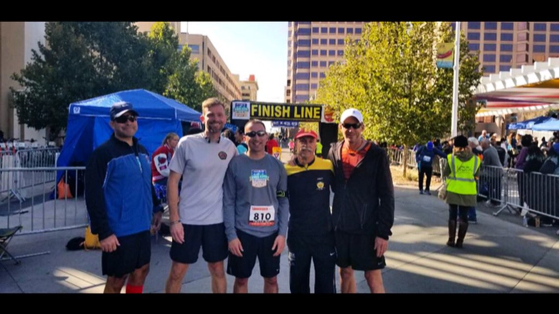 ABQPOLICE's tweet photo. #APD officers participated in the Law Enforcement Relay Duke City Marathon. APD took home the Gold πwinning first and second place in the marathon.
#APDisABQ
#dukecitymarathon https://t.co/lIDmEdQbez