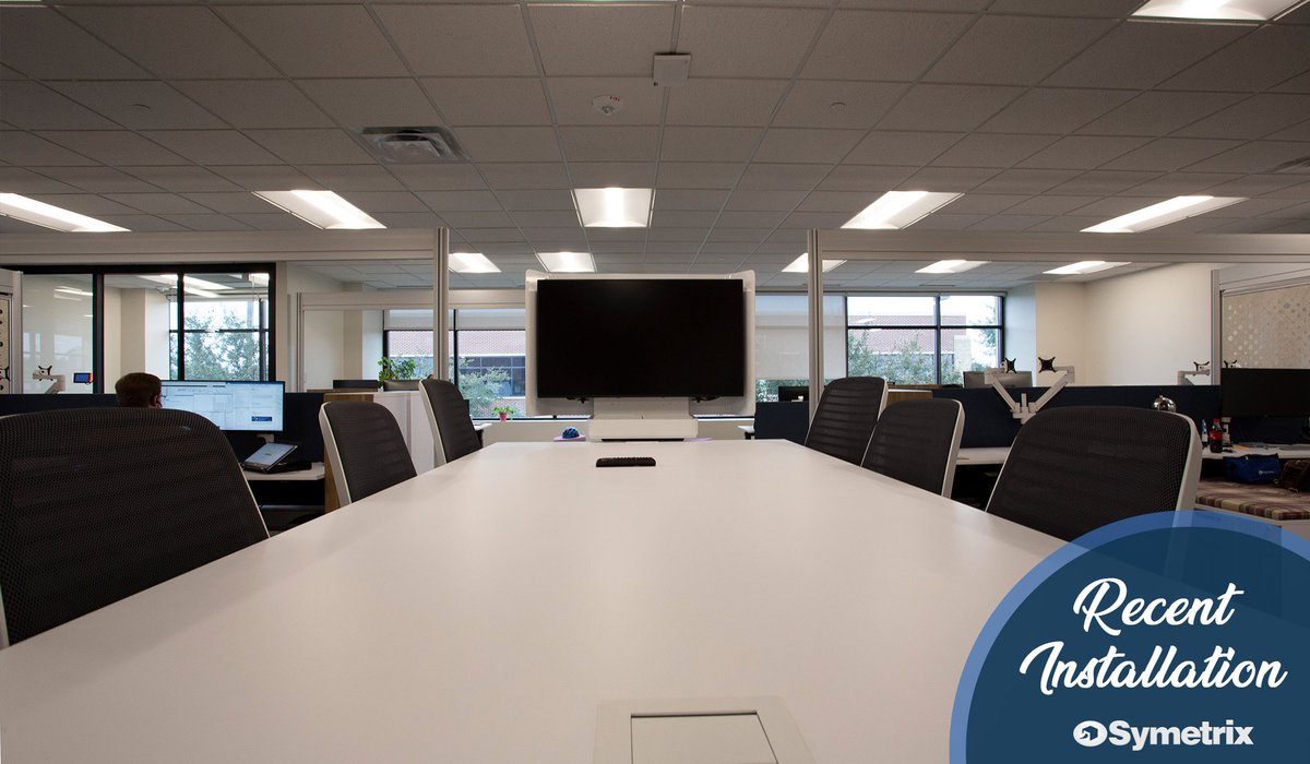 Symetrix_Inc's tweet photo. "The reason we use Symetrix is that it's stable, the audio quality is very good, and the service from tech support, when we need it, has been great." 

Read more on the installation at @bankiowa HQ: https://t.co/e008Cd1OT3

#Symetrix #SymetrixAudio #BankIowa #Conferencing #DSP https://t.co/5XJ3ZzD9sw