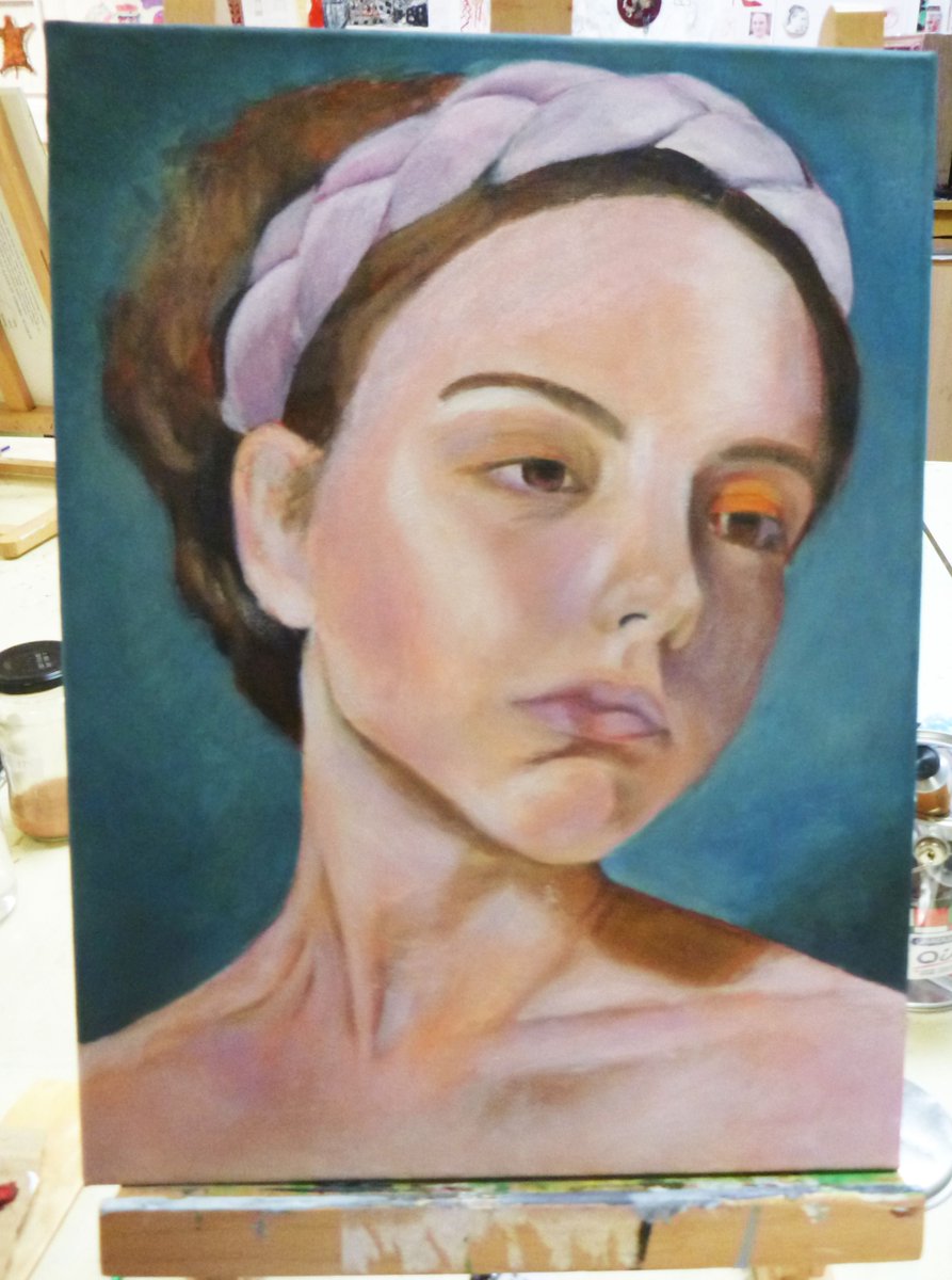 BSVcommprog's tweet image. Great paintings from the beginners Portraits in Oil evening class. bsvcourses.co.uk/oil-painting-f…