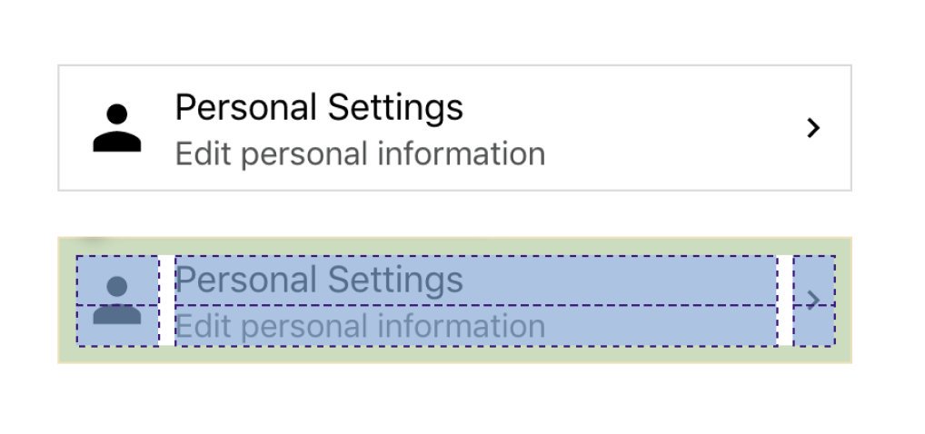 Sample UI showing how implicit grid creates rows automatically.