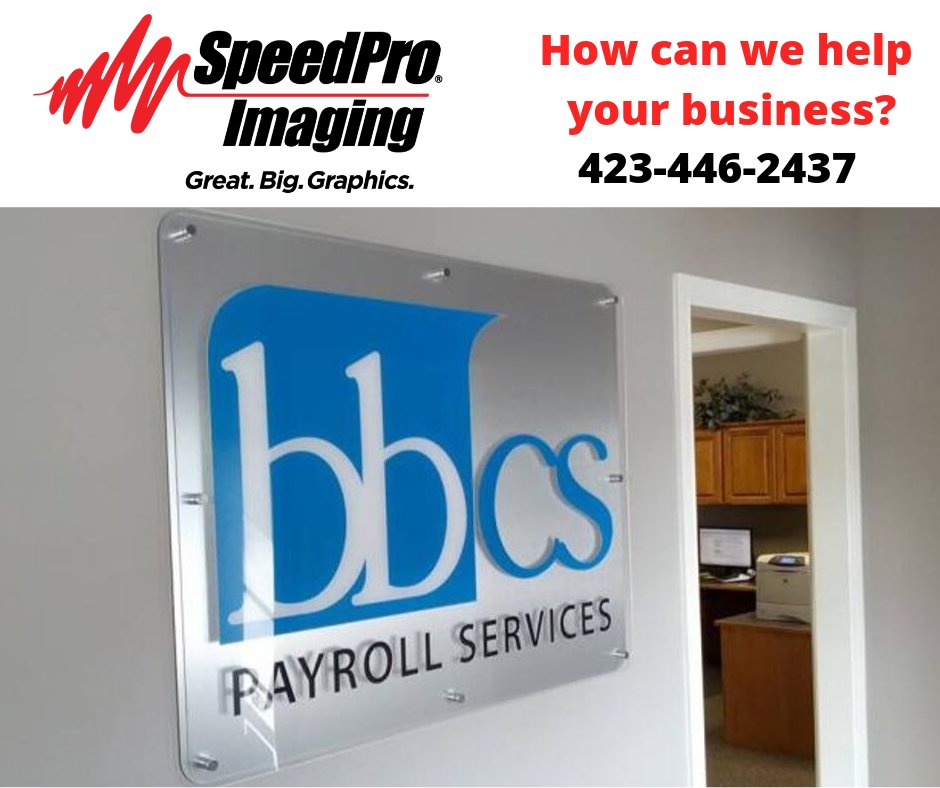 SpeedProTriCity's tweet photo. Thinking about getting some new signage for your business? SpeedPro Tri-Cities can show you the many designs and materials that can be used for indoor signage: https://t.co/Uq024KvOqN https://t.co/pQGeAp479i