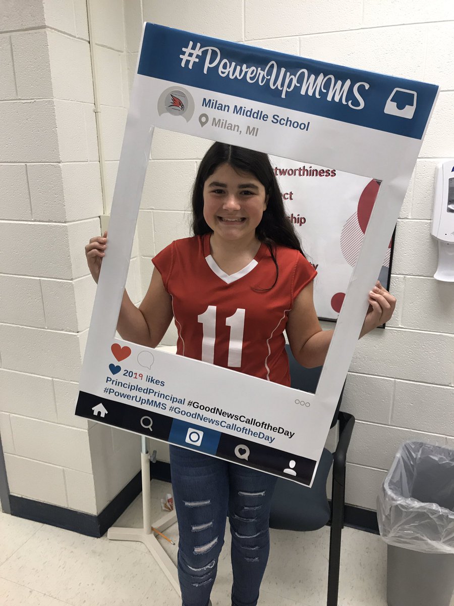 Mrs_Straub's tweet photo. #goodnewscalloftheday #7thgrade #PowerUpMMS https://t.co/bjRtuyP5II