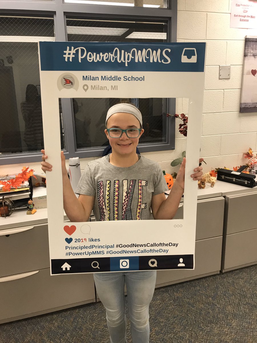 Mrs_Straub's tweet photo. #goodnewscalloftheday #7thgrade #PowerUpMMS https://t.co/bjRtuyP5II