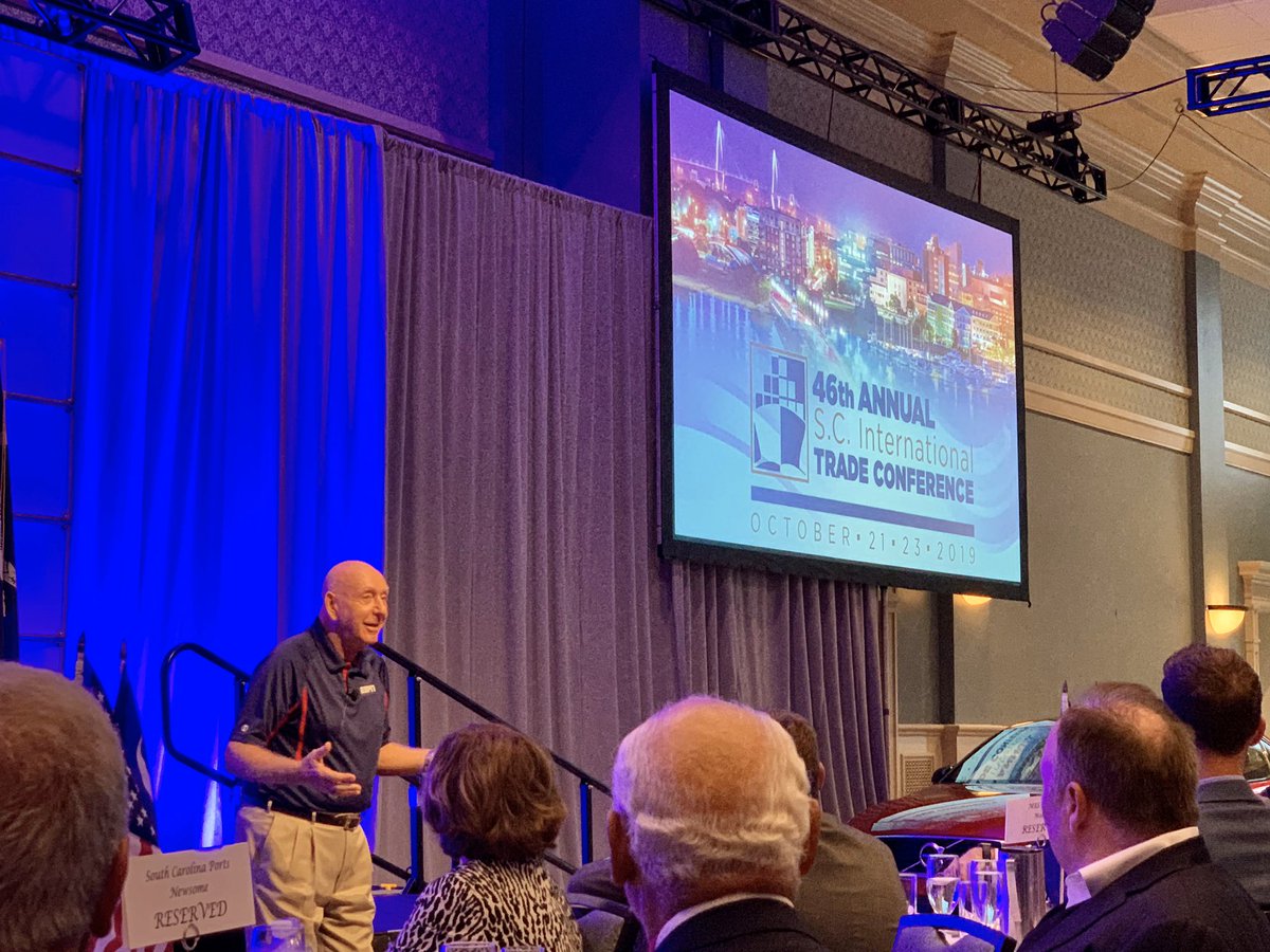 EnglishAnneCHS's tweet photo. Be good to people, and people will be good to you! โ @DickieV, Keynote Speaker at 46th Annual @SCITC_SC #scitc #scitc19 https://t.co/3WFIPMNJZC