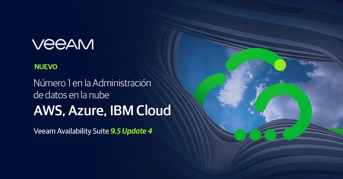Wolk_services's tweet photo. #Veeam #CloudMobility proporciona portabilidad de la carga de trabajo a través de nubes y de diferentes plataformas para una experiencia de #CloudDataManagement completa. Obtenga más información sobre Veeam Availability Suite 9.5 aquí >> https://t.co/1qy9hToRRU https://t.co/DEuulqEP9f