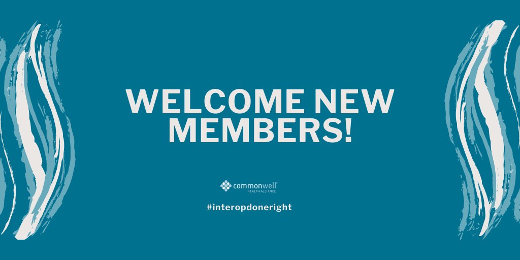 A warm welcome to our newest members @Availity, @CRISPhealth and #TheCommonsProject! And just in time for #CWFallSummit. Get to know them in our newest blog: bit.ly/2o726nQ

#InteropDoneRight
