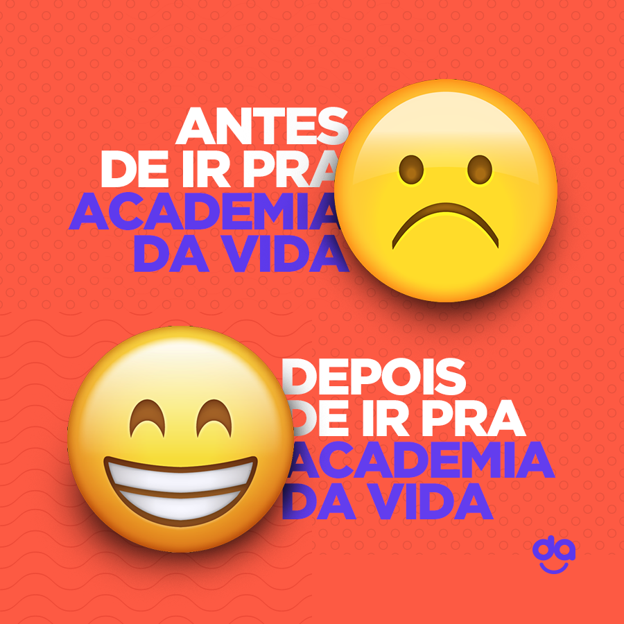 É só começar a correr que o sorriso já vai aparecendo! Aqui não tem espaço pra tristeza.
