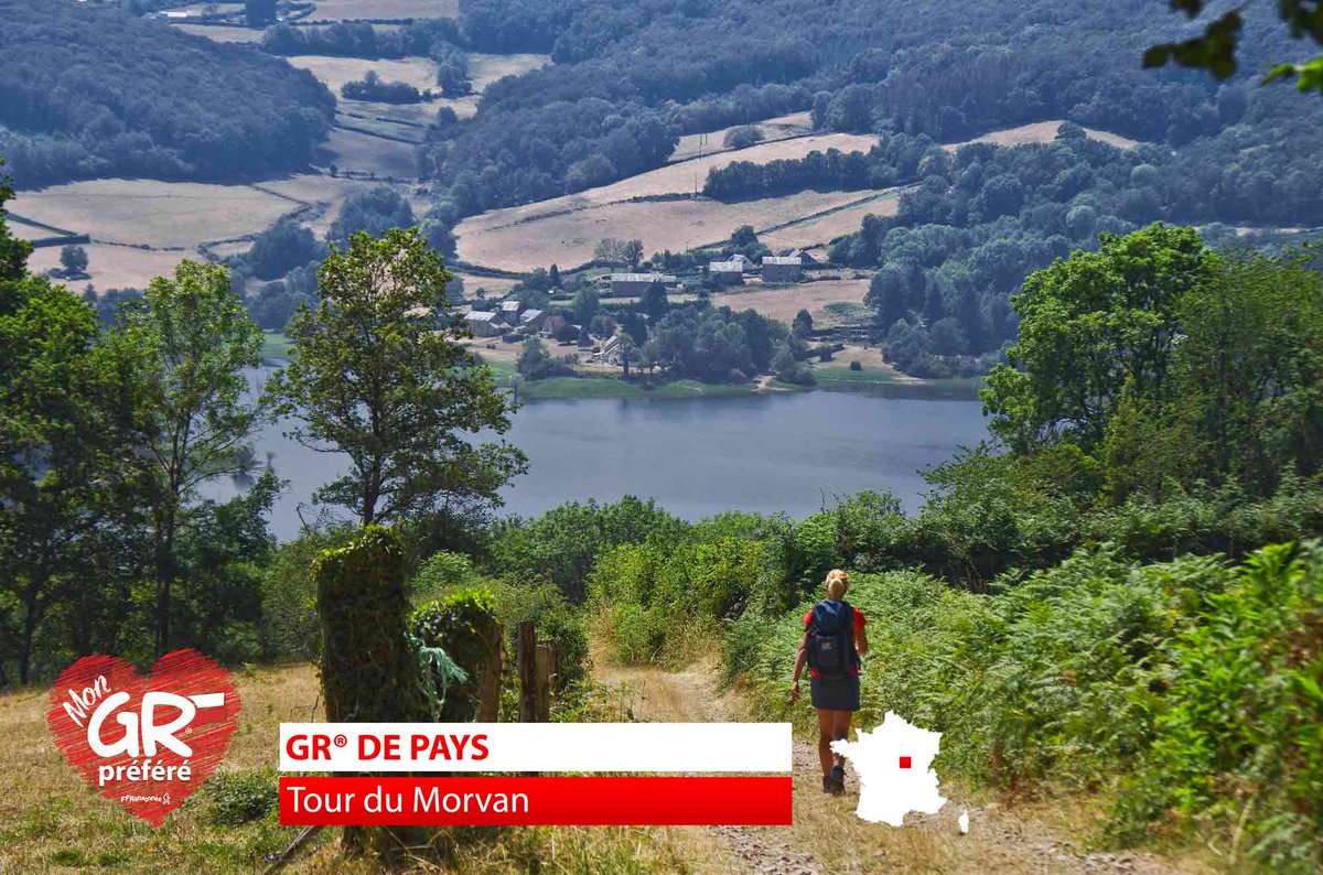 BFC_Tourisme's tweet photo. 🏅 8 itinéraires #GrandeRandonnee #GR de 🇫🇷 sont en compétition pour le titre « GR® Préféré des Français 2020 » ! 👟Vous avez jusqu'au 20/11 pour voter pour le GR® Pays Tour du #Morvan dans la #Nievre chez nous 😉 On compte sur vous ! 🗳 https://t.co/W3W1S3EmeX @nievretourisme https://t.co/aVuzW5VEqp