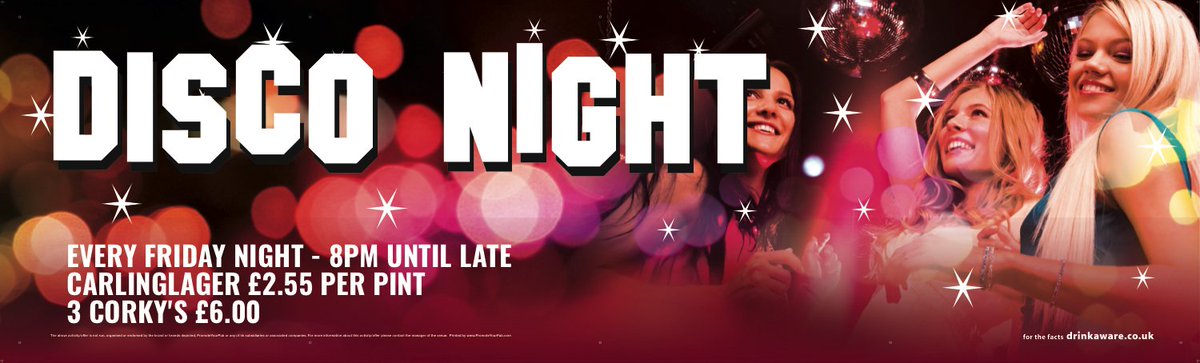 TheSportsman11's tweet photo. THIS FRIDAY! Join us from 8pm with DJ GADDY! 

8PM till late! 

Carling £2.55 per pint! 
4 Corky's £6.00!
2 Cocktails for £7.50 
2 Jager Bombs £5.00 
Double Smirnoff, Grouse, Bacardi, Gordon's, Captain Morgans £4.10 https://t.co/76JLAwISs4
