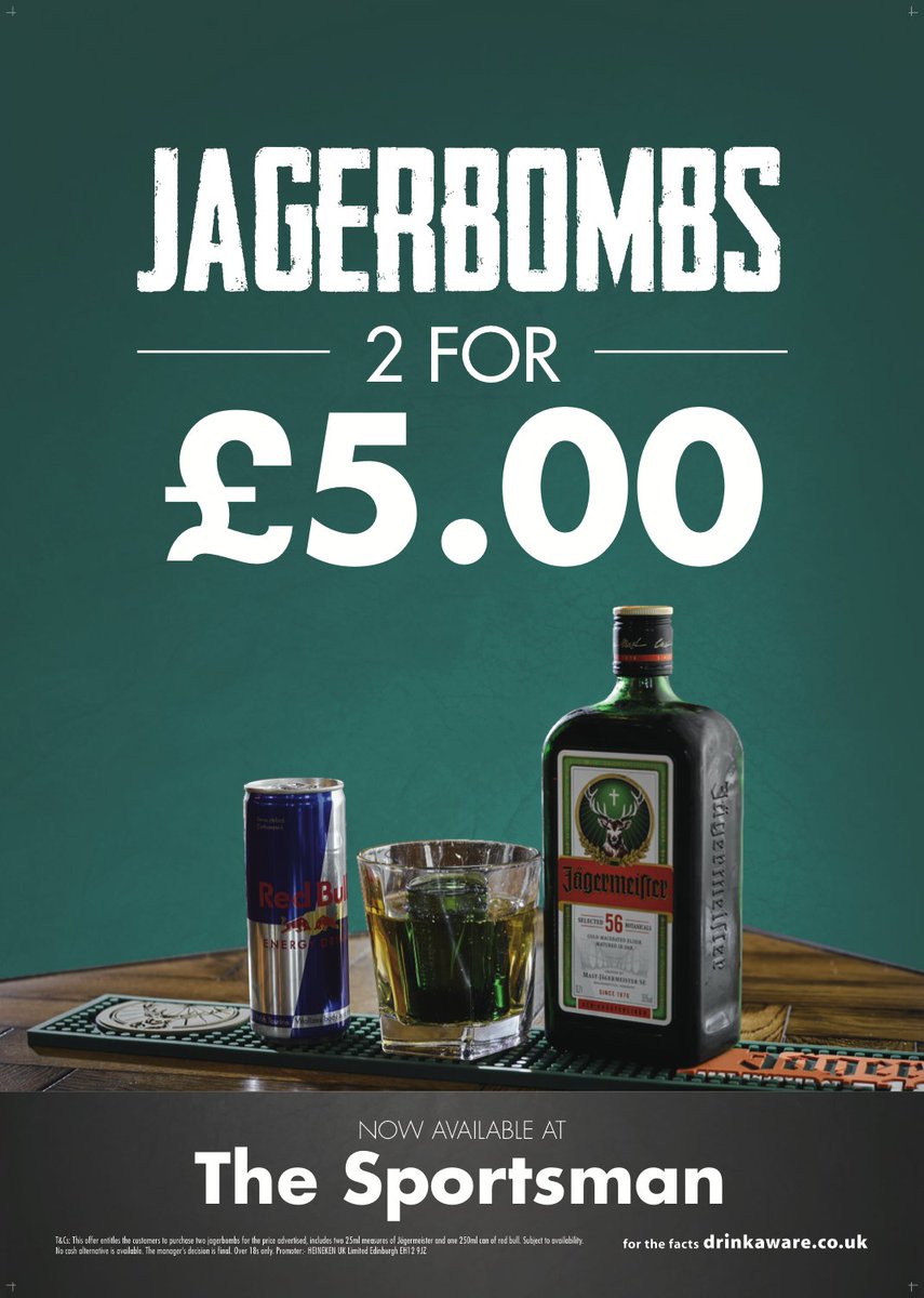 TheSportsman11's tweet photo. THIS FRIDAY! Join us from 8pm with DJ GADDY! 

8PM till late! 

Carling £2.55 per pint! 
4 Corky's £6.00!
2 Cocktails for £7.50 
2 Jager Bombs £5.00 
Double Smirnoff, Grouse, Bacardi, Gordon's, Captain Morgans £4.10 https://t.co/76JLAwISs4