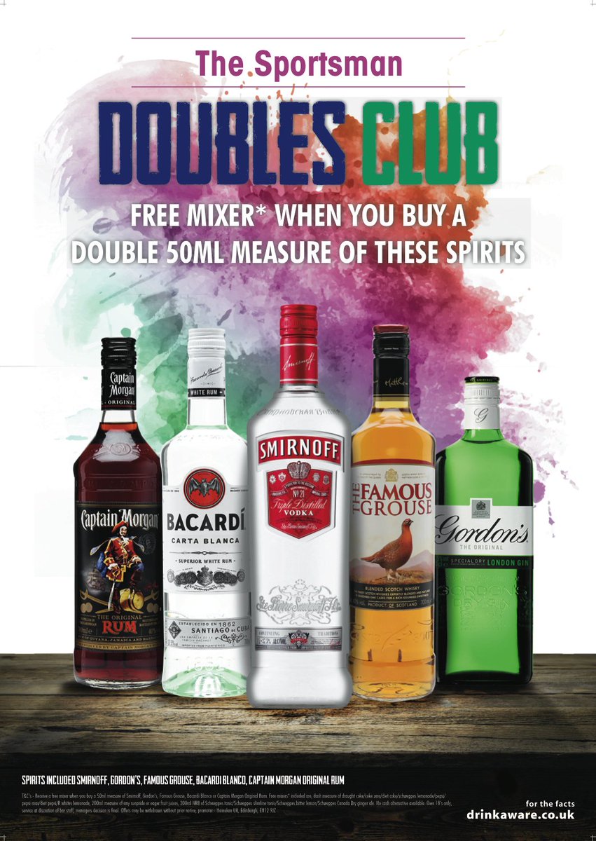 TheSportsman11's tweet photo. THIS FRIDAY! Join us from 8pm with DJ GADDY! 

8PM till late! 

Carling £2.55 per pint! 
4 Corky's £6.00!
2 Cocktails for £7.50 
2 Jager Bombs £5.00 
Double Smirnoff, Grouse, Bacardi, Gordon's, Captain Morgans £4.10 https://t.co/76JLAwISs4
