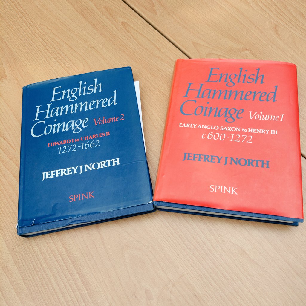 Do you know your Edwards from your other Edwards from your other Edwards? Here's a bunch of books that are helping our trainees get to grips with medieval coins! #numismatics #MedievalCoins #PelletsAndCurlsAndMintMarksOhMy